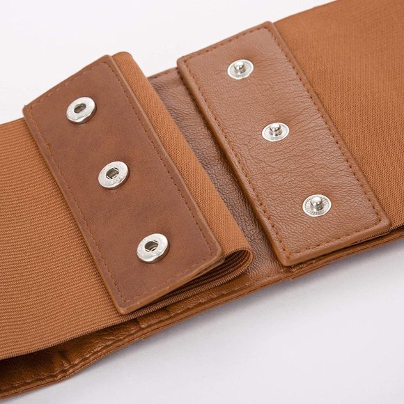 Women\'s Elastic Stretch Waist Belt Wide Waistband main image 7